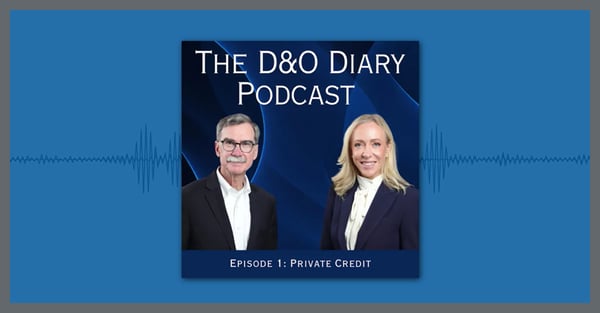 D&O Podcast Buzz Blog Image