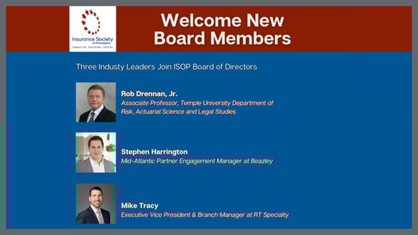 Insurance Society Board Buzz Blog Image