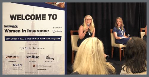 Marya Propis, RT Specialty, at Insurance Business America's Women in Insurance NY event